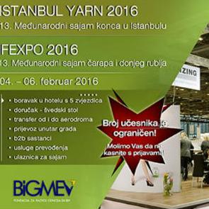 Prijavite se: Sajmovi Tuyap i Yarn i Ifexpo u Istanbulu